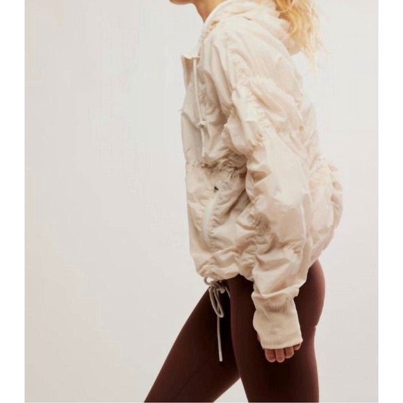 M23 FP MOVEMENT light packer hike pullover jacket in bleached clay Sz S - Picture 4 of 11